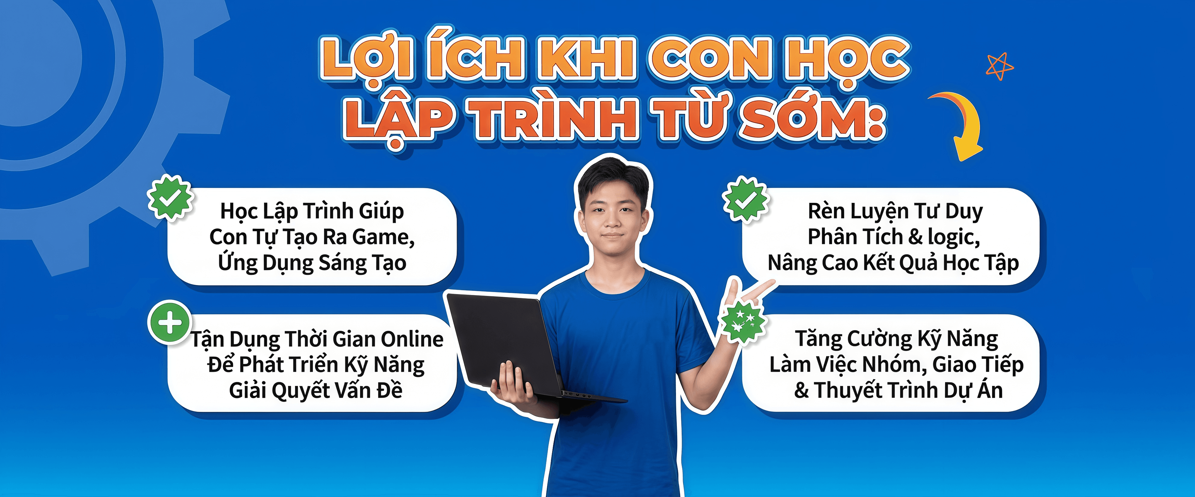 Lợi ích khi con học lập trình từ sớm