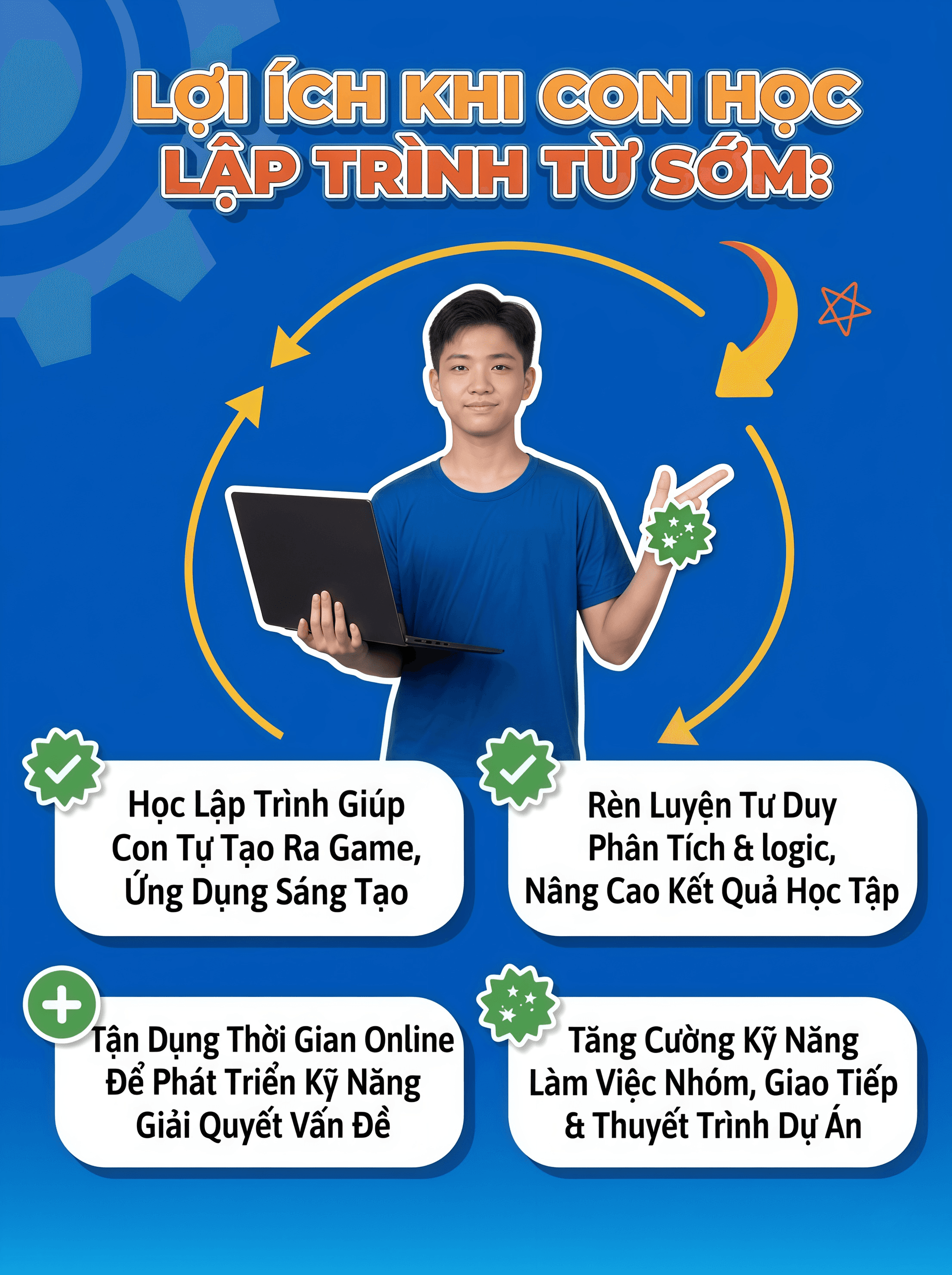 Lợi ích khi con học lập trình từ sớm