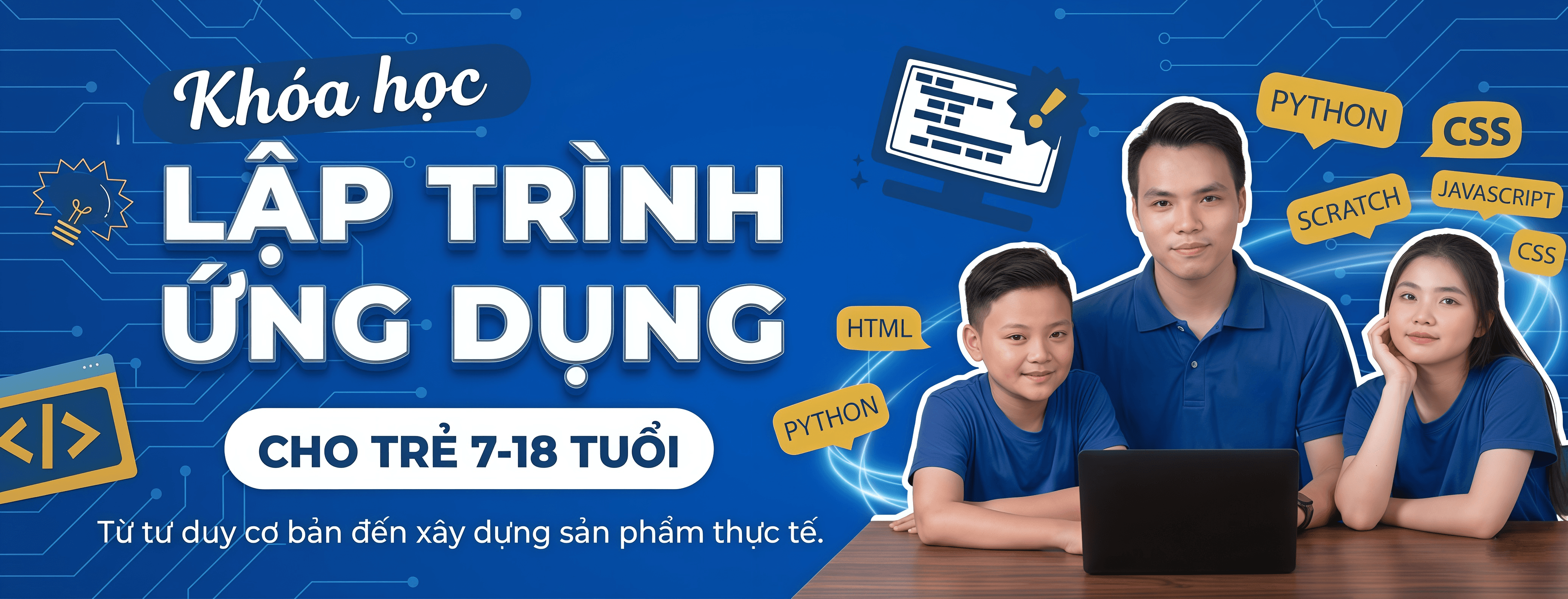 CodeLab — Khóa học lập trình Scratch, Python cho học sinh