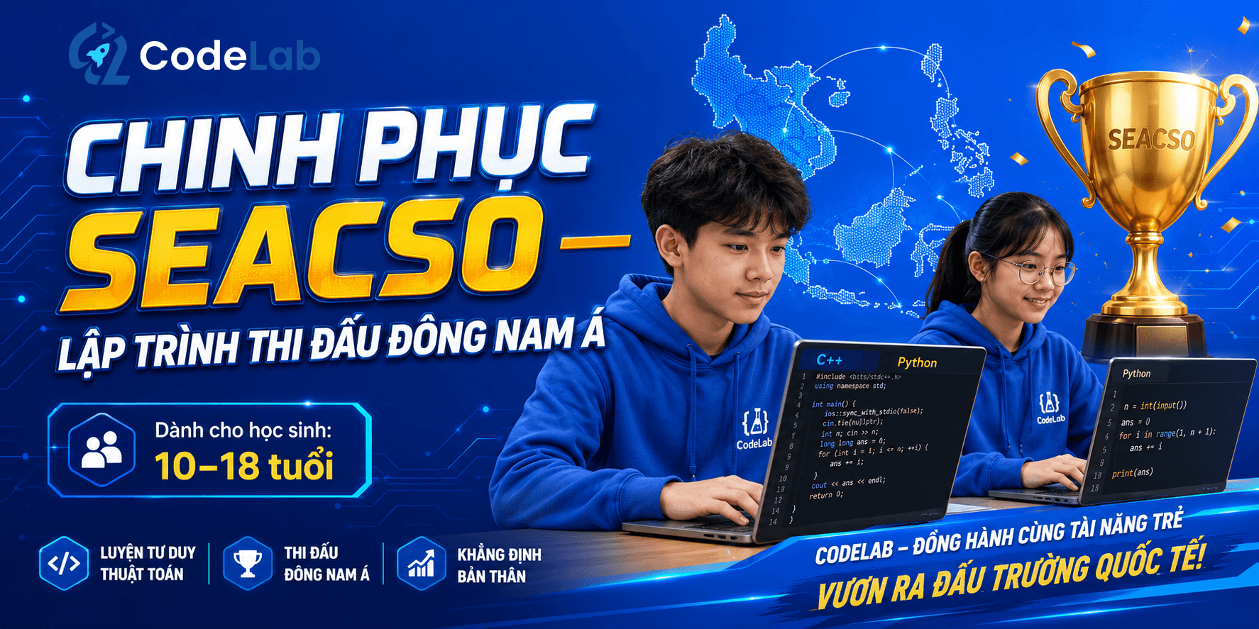 SEACSO là gì? Lập trình thi đấu và lộ trình chuẩn bị cho học sinh