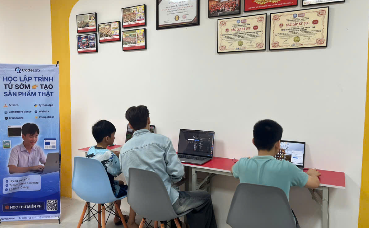 Học Scratch tại lớp