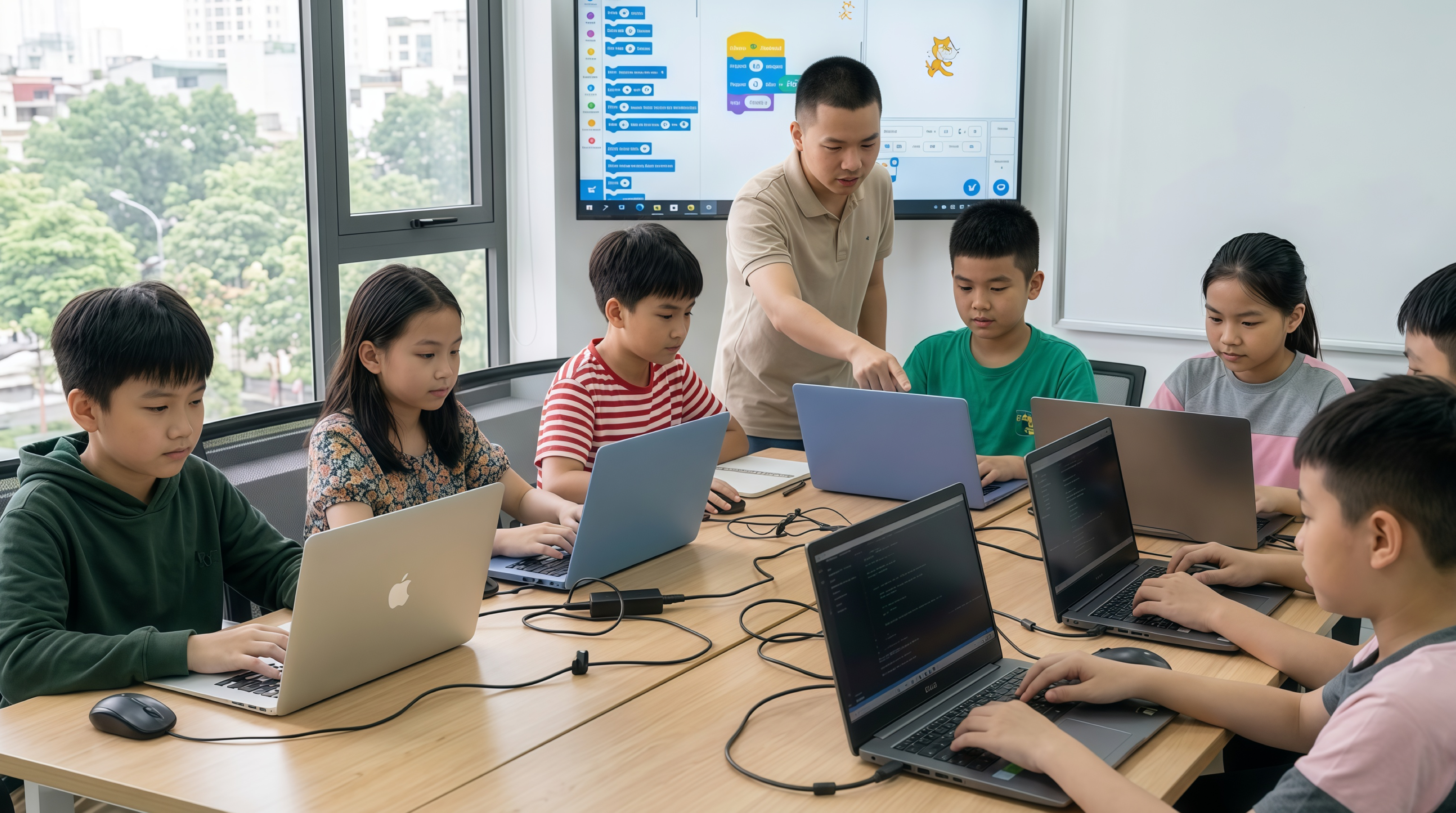 Học Scratch tại lớp